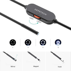 720P USB Endoscope Endoscope Camera 5.5mm IP67 Waterproof