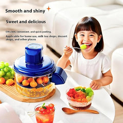Electric Peeler Machine for Grape, Garlic, Tomato - Automatic Skin Remover Tool