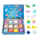 Kids Bath Ball with Toy – Natural Soak Bath Balls for Children